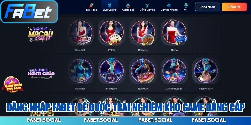 Đăng Nhập Fabet - Thỏa Sức Tham Gia Cá Cược Online 2026