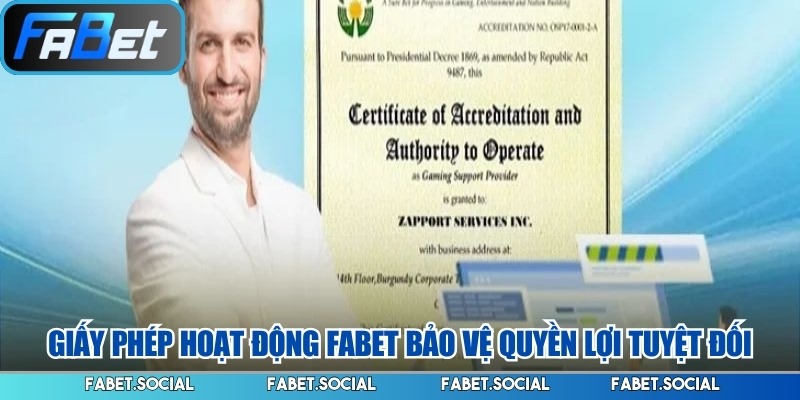 Giấy Phép Hoạt Động FABET: Minh Chứng Cho Sự Hợp Pháp